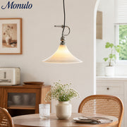 Kallera Gradient Glass Pendant Light - Modern Artistic Hanging Lamp for Bedroom Hallway and Cloakroom